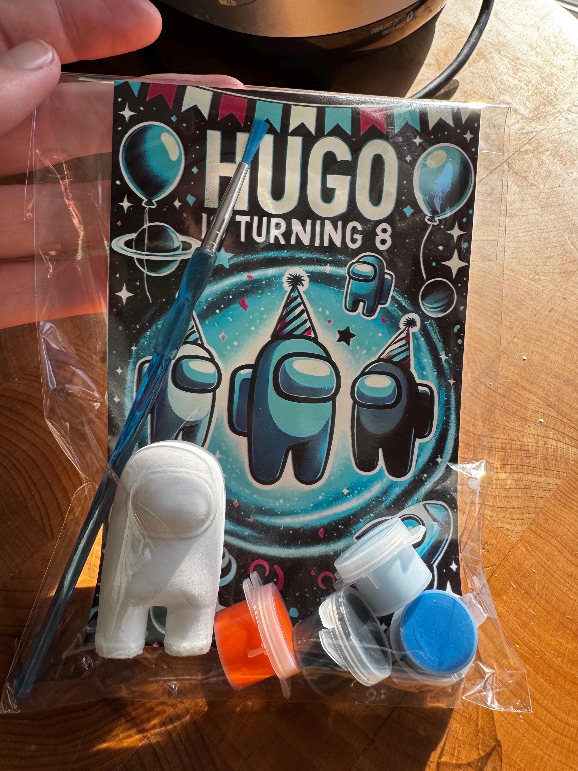 Among Us 3D Printed Party Favors - Customizable Game Character Gifts