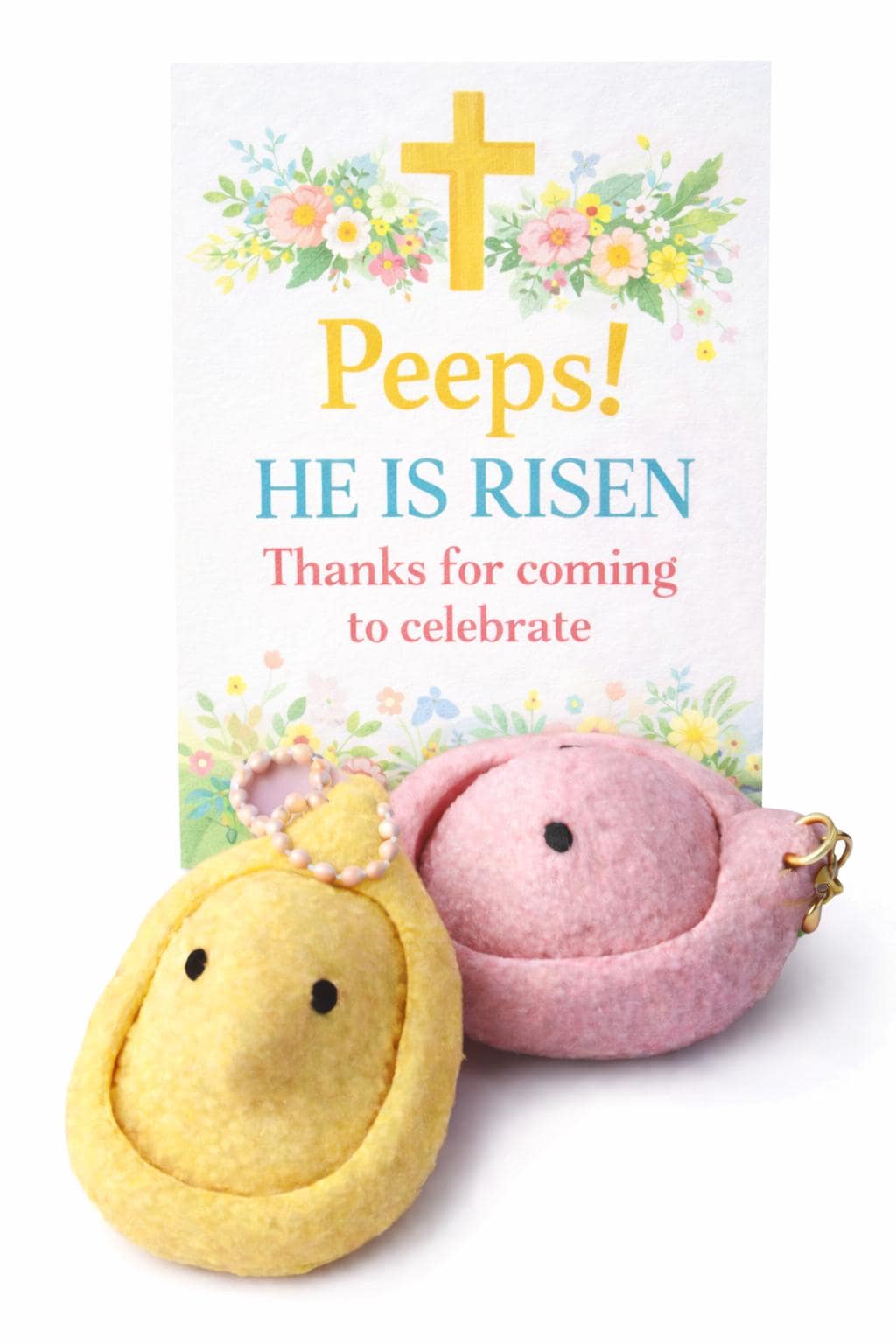 Easter Peep Click Fidget Toy | Sensory Stress Relief Toy, Party Favor, PERSONALIZE YOUR own card!