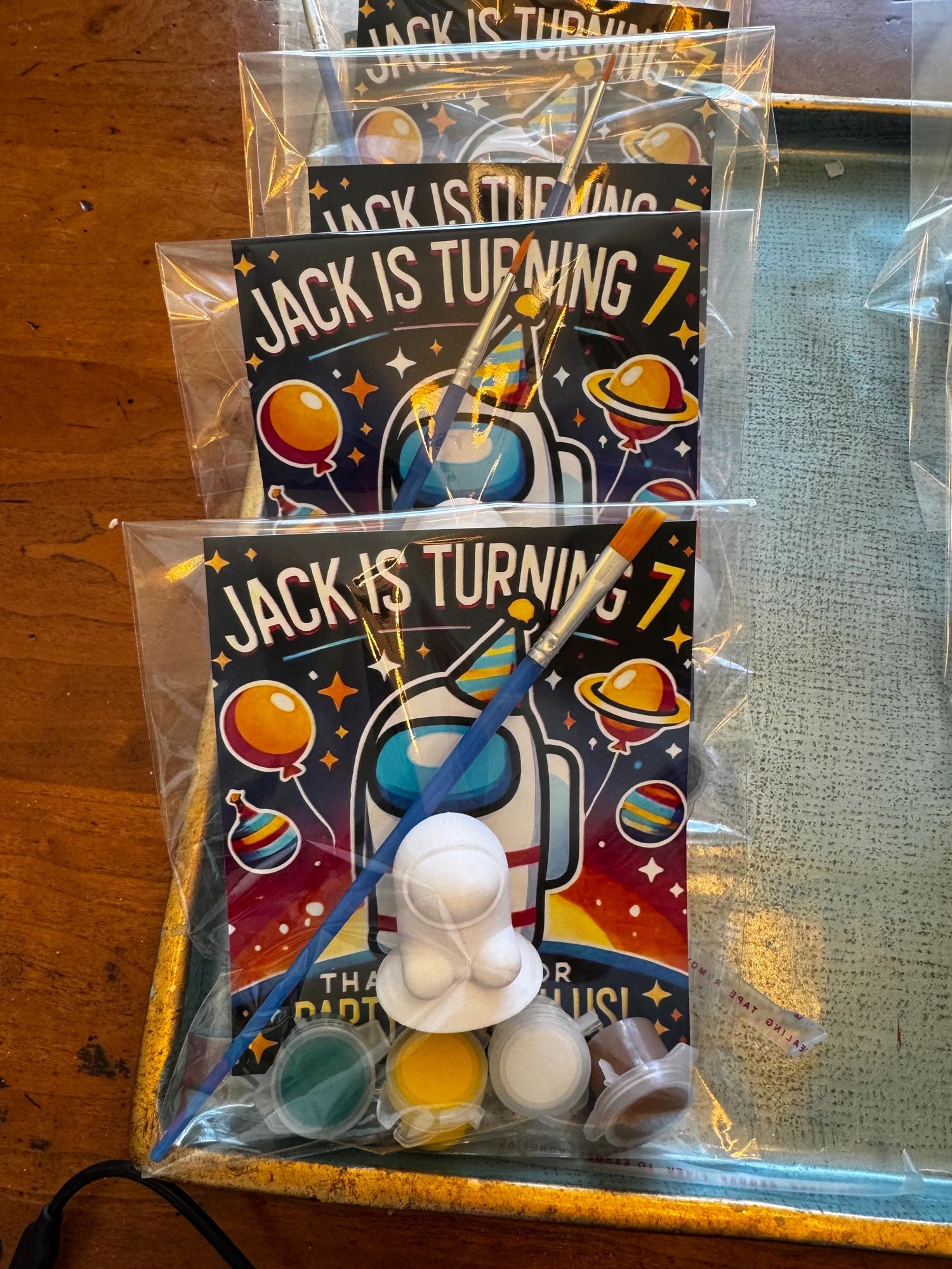 Among Us 3D Printed Party Favors - Customizable Game Character Gifts