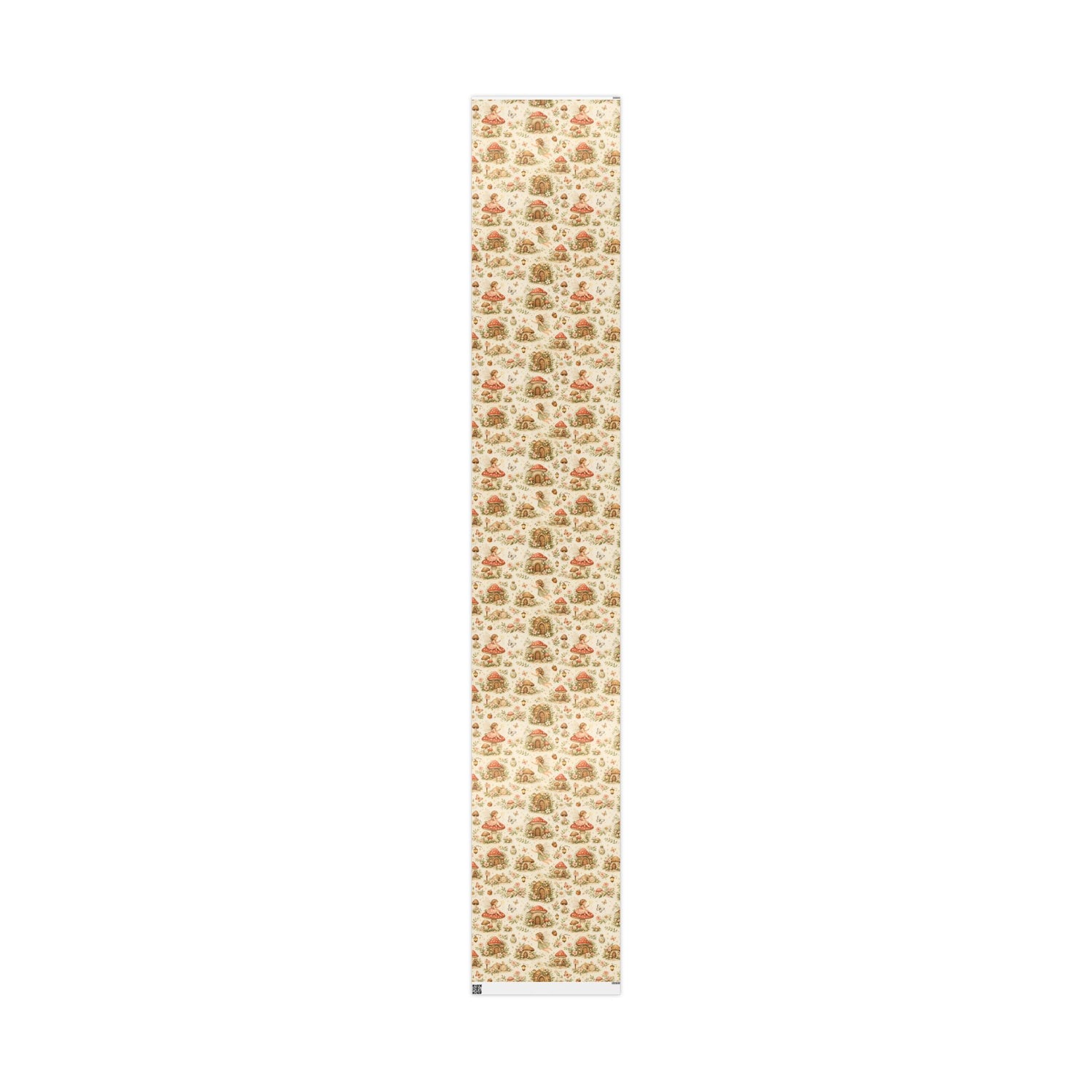 Botanical Mushroom Wrapping Paper Roll — Vintage Floral Gift Wrap for Nature Lovers