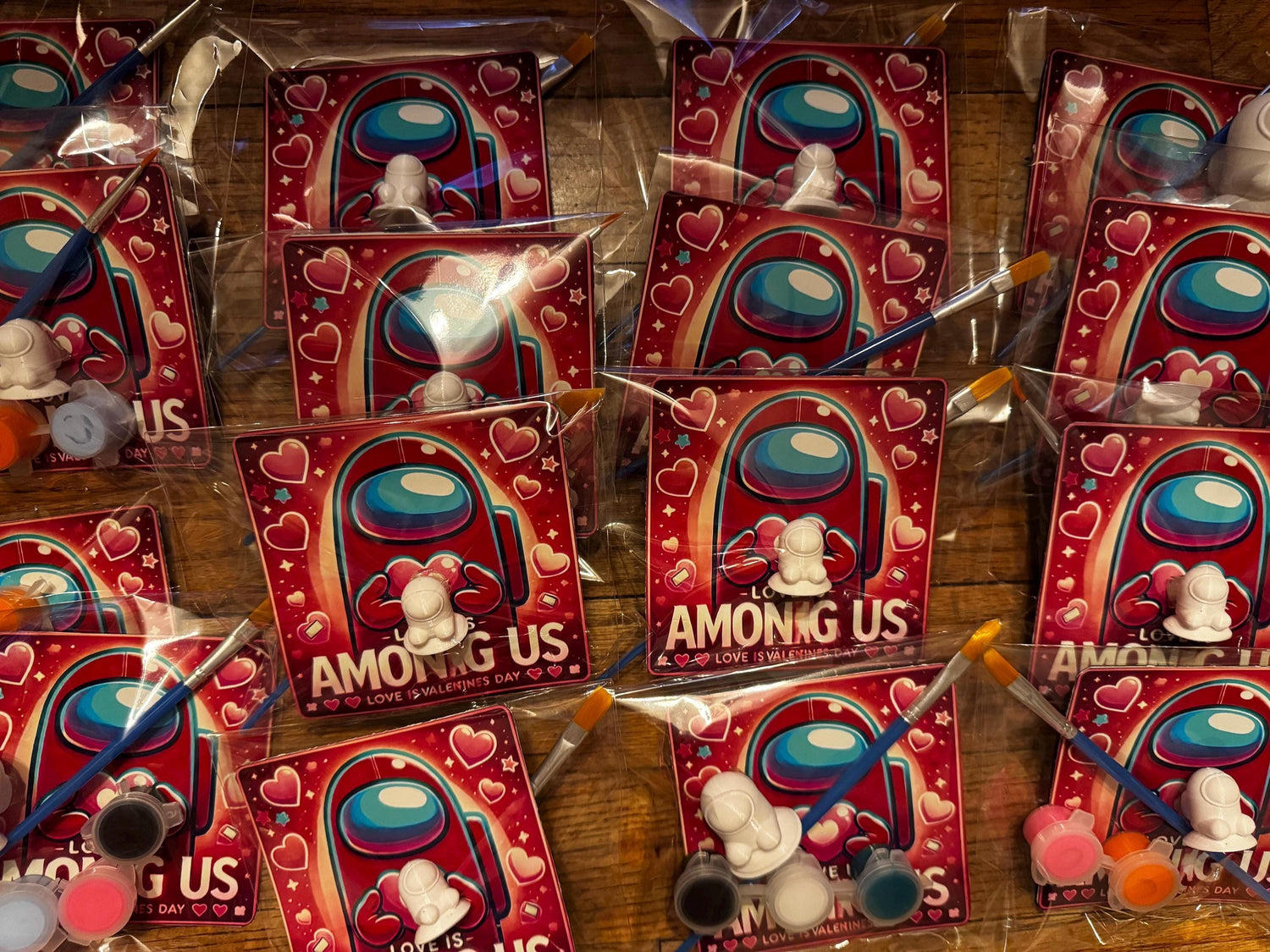 Among Us 3D Printed Party Favors - Customizable Game Character Gifts
