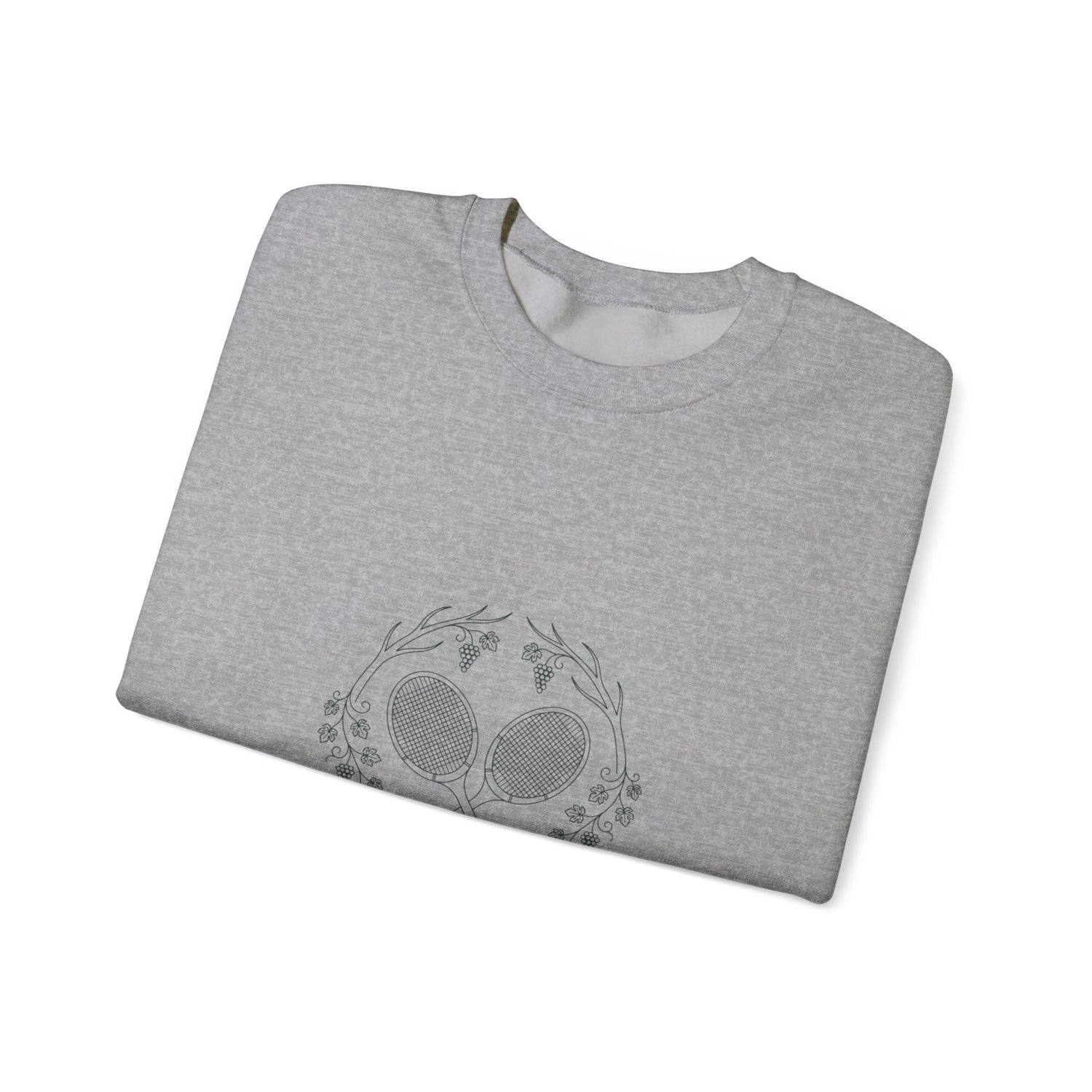 Tennis Club Crewneck Sweatshirt | old money, minimalist, serif, monochrome